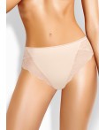 CLE C1189 Трусы жен. Кружево хлопок, св.бежевый