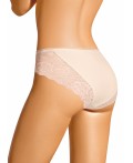 CLE C1189 Трусы жен. Кружево хлопок, св.бежевый