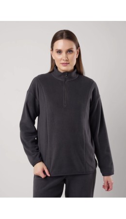 CLE LH15-103/2 Джемпер жен., т.серый