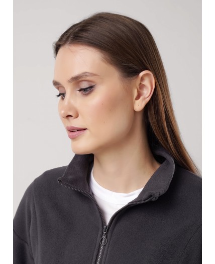 CLE LH15-103/2 Джемпер жен., т.серый