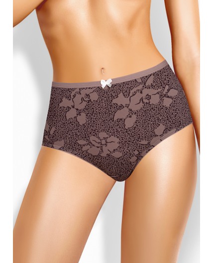 CLE M1181/1 Трусы жен. Миндаль, кофейный/коричневый