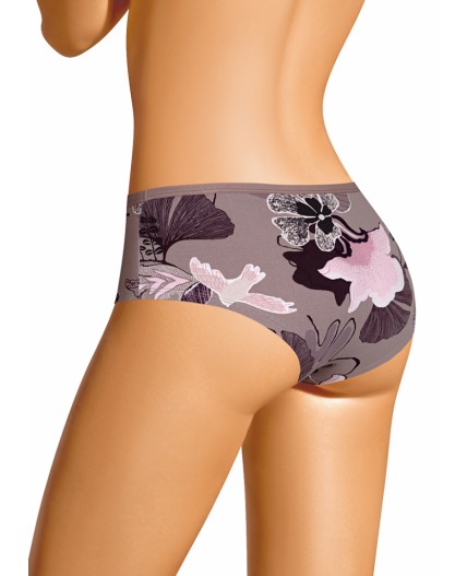 CLE SH1181 Трусы жен. Миндаль, т.бежевый/т.коричневый