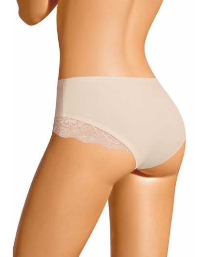 CLE SH1190 Трусы жен. Кружево хлопок, св.бежевый