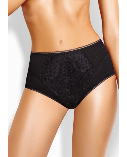 CLE U1189 Трусы жен. Кружево хлопок, чёрный