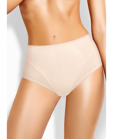 CLE U1189 Трусы жен. Кружево хлопок, св.бежевый