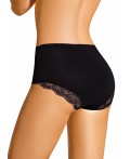 CLE U1190 Трусы жен. Кружево хлопок, чёрный