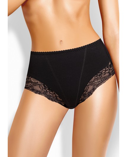 CLE U1190/1 Трусы жен. Кружево хлопок, чёрный