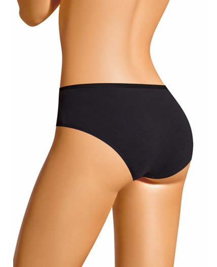 CLE B1191 Трусы жен. Кружево хлопок, чёрный