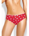 CLE B1199/1 Трусы жен. Новогоднее чудо, красный/молочный