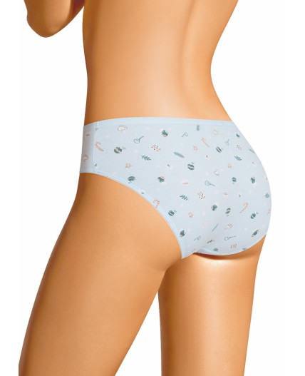 CLE B1200/1 Трусы жен. Пихта, св.бирюзовый/молочный
