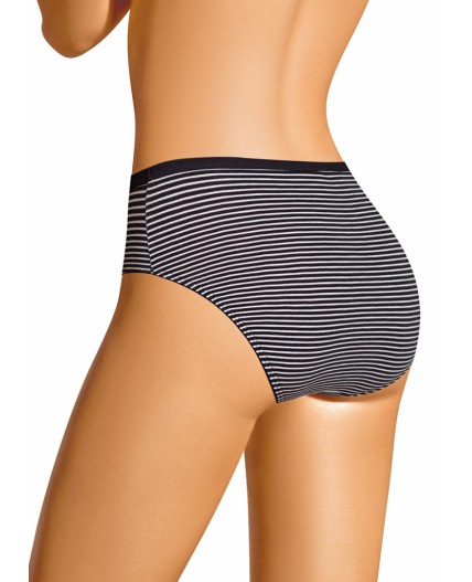 CLE C1187 Трусы жен. Бабл-чай, т.серый/молочный