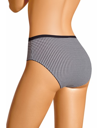 CLE C1187/2 Трусы жен. Бабл-чай, молочный/т.серый