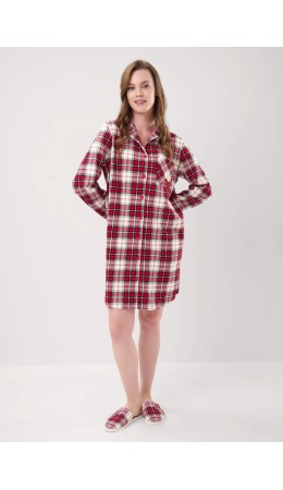 CLE LDR15-1199 Платье жен. Новогоднее чудо, красный/молочный