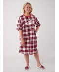 CLE LDR15-1199/1 Платье жен. Новогоднее чудо, красный/молочный