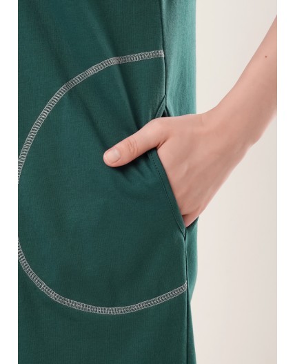 CLE LDR15-1201 Платье жен. Морозко, т.зелёный