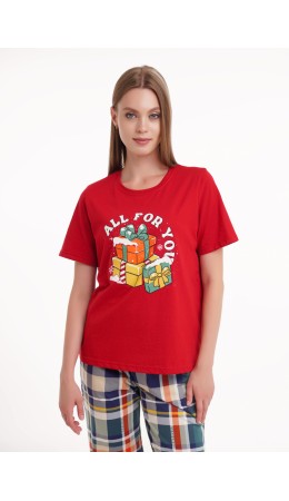 CLE LF15-1194 Футболка жен., красный