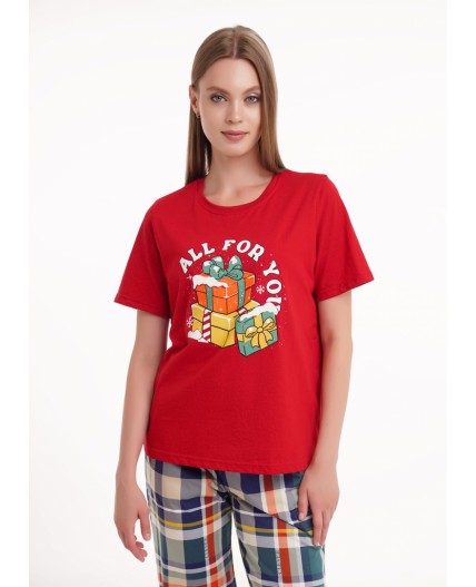 CLE LF15-1194 Футболка жен., красный