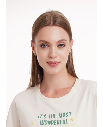 CLE LF15-1194/1 Футболка жен., св.бежевый