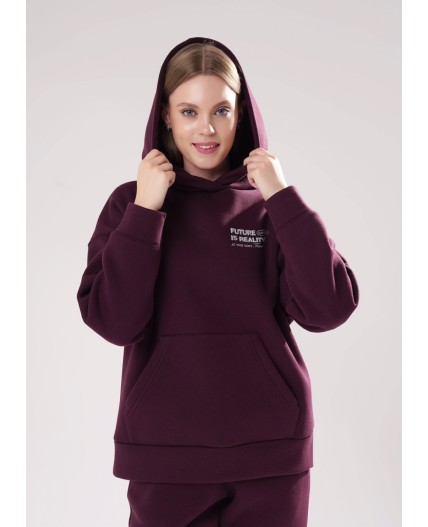 CLE LH15-106 Джемпер жен., т.бордовый