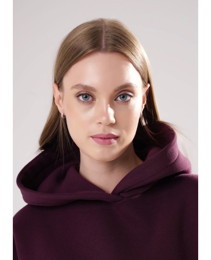 CLE LH15-106 Джемпер жен., т.бордовый