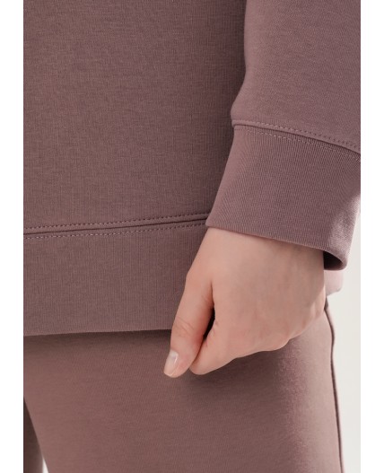 CLE LH15-106/1 Джемпер жен. Футер тёплый ОЗ25, кофейный