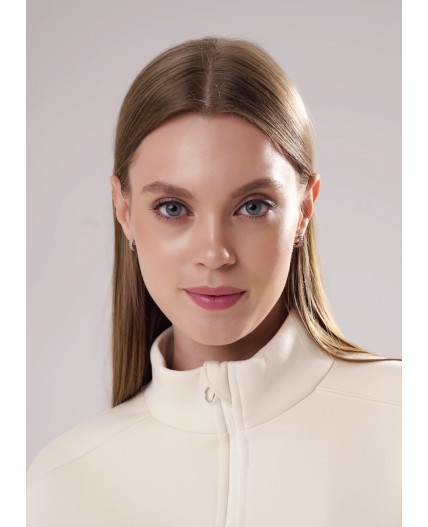 CLE LH15-106/1 Джемпер жен. Футер тёплый ОЗ25, св.бежевый