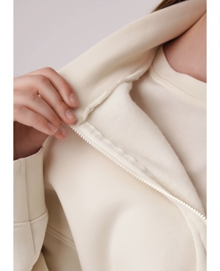 CLE LH15-106/1 Джемпер жен. Футер тёплый ОЗ25, св.бежевый