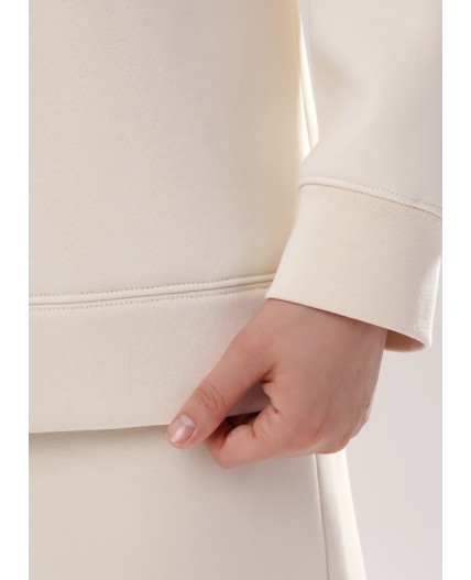 CLE LH15-106/1 Джемпер жен. Футер тёплый ОЗ25, св.бежевый