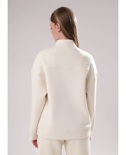 CLE LH15-106/1 Джемпер жен. Футер тёплый ОЗ25, св.бежевый