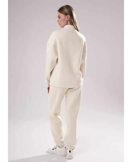 CLE LH15-106/1 Джемпер жен. Футер тёплый ОЗ25, св.бежевый