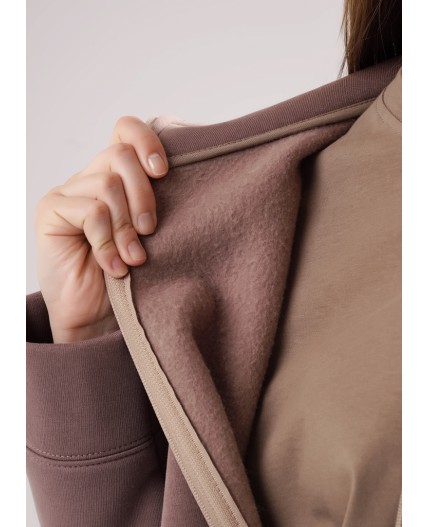 CLE LJ15-106 Куртка жен., кофейный