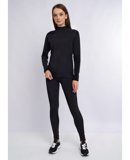 CLE LL020 Лосины жен.термо, чёрный