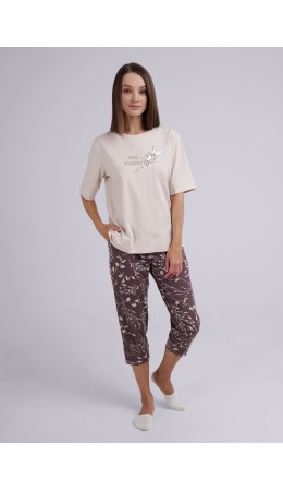 CLE LP14-1123/1 Комплект жен. Корица, коричневый/св.бежевый