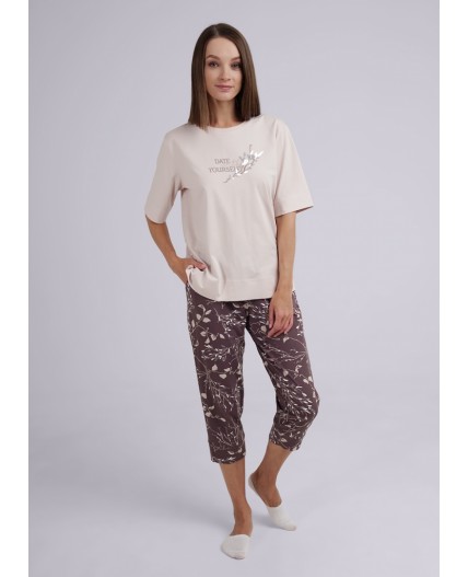 CLE LP14-1123/1 Комплект жен. Корица, коричневый/св.бежевый