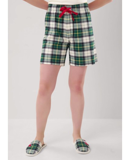 CLE LP15-1199/1 Пижама жен. Новогоднее чудо, молочный/т.зелёный