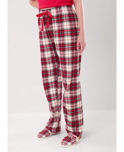 CLE LP15-1199/2 Пижама жен. Новогоднее чудо, красный/молочный