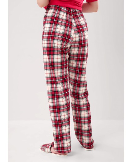 CLE LP15-1199/2 Пижама жен. Новогоднее чудо, красный/молочный