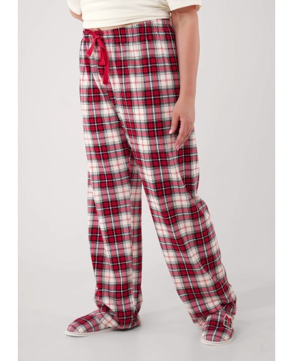 CLE LP15-1199/6 Пижама жен. Новогоднее чудо, молочный/красный