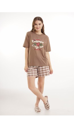 CLE LP15-1200/1 Набор одежды жен. Пихта, коричневый/молочный