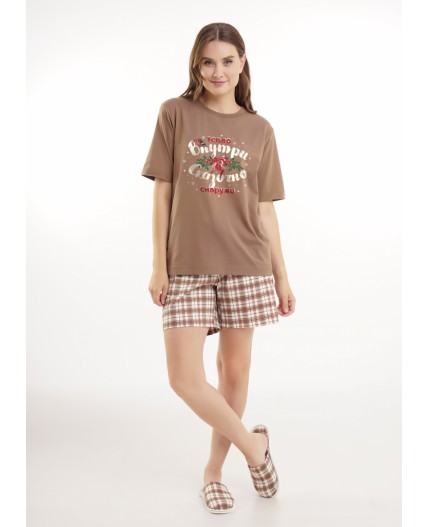CLE LP15-1200/1 Набор одежды жен. Пихта, коричневый/молочный