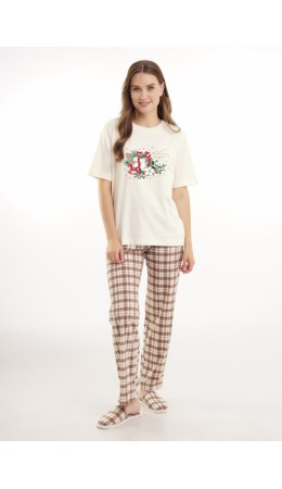 CLE LP15-1200/3 Набор одежды жен. Пихта, молочный/св.коричневый