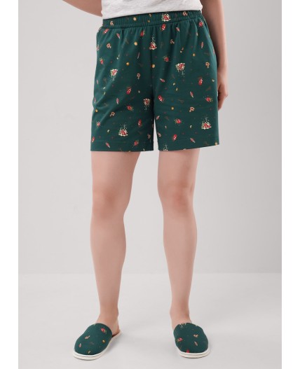 CLE LP15-1201 Набор одежды жен. Морозко, меланж св.серый/т.зелёный