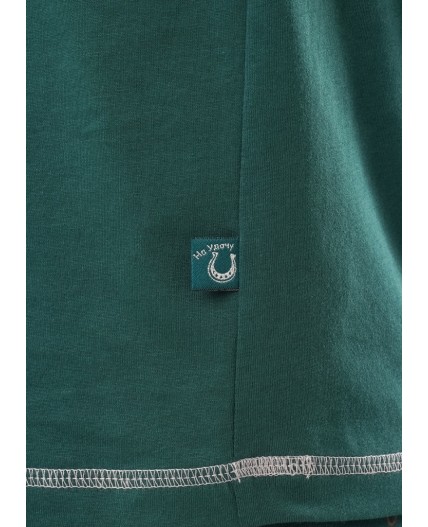 CLE LP15-1201/1 Пижама жен. Морозко, т.зелёный/красный