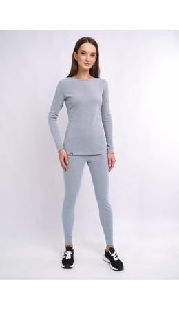 CLE LPK017к Комплект жен.ТЕРМО, т.голубой/молочный