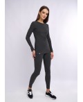 CLE LPK017к Комплект жен.ТЕРМО, т.серый/молочный