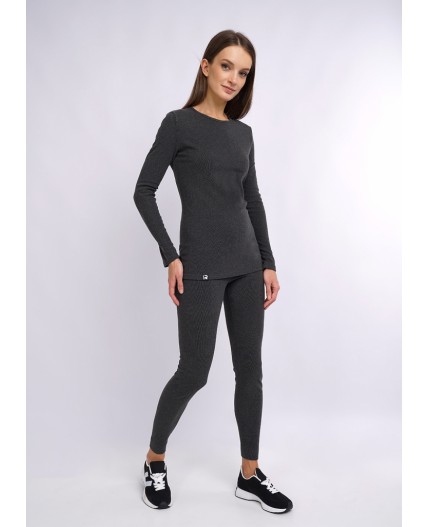 CLE LPK017к Комплект жен.ТЕРМО, т.серый/молочный