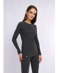 CLE LPK017к Комплект жен.ТЕРМО, т.серый/молочный
