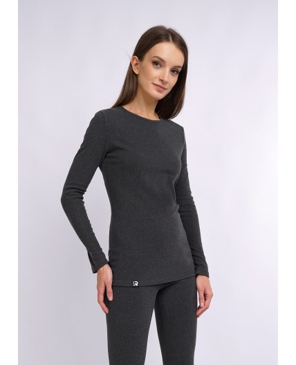 CLE LPK017к Комплект жен.ТЕРМО, т.серый/молочный