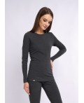 CLE LPK017к Комплект жен.ТЕРМО, т.серый/молочный