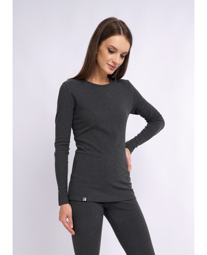 CLE LPK017к Комплект жен.ТЕРМО, т.серый/молочный